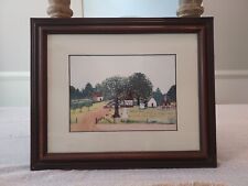 Ruth Russell Williams "Russell Farm" Signed Matted Frame Print