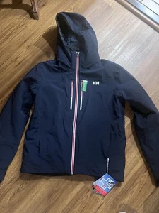 NWT Helly Hansen Men's Alpha Lifaloft Insulated Ski Snowboard Jacket Navy XL - Picture 1 of 13