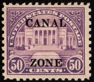 Canal Zone - 1928 - 50 Cents Lilac Arlington Amphitheater Issue # 94 Mint LH VF - Picture 1 of 1