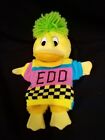 Edd the duck hand puppet with squeaky beak vintage BBC soft toy