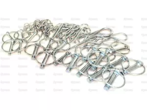 Linch Pin & Grip Clip 50 Stck. verschiedene Packung verzinkter Traktor, Pflanze, Bagger - Bild 1 von 1