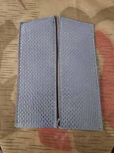 Schulterklappen Praporschtschik Rangabzeichen Russland CCCP UDSSR Blaugrau Grau - Picture 1 of 1