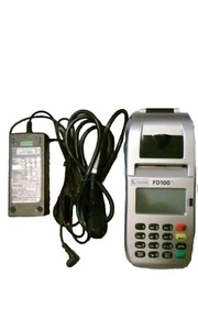 FIRST DATA FD-100ti CREDIT CARD MACHINE WITH POWER CORD - Picture 1 of 1