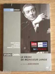LE CRIME DE MONSIEUR LANGE - JEAN RENOIR - DVD - Picture 1 of 1