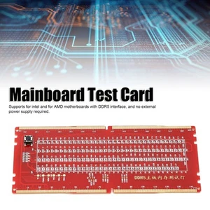 DDR5 Desktop Mainboard Test Card Memory Slot Tester Board Mit LED-Licht AK - Bild 1 von 22