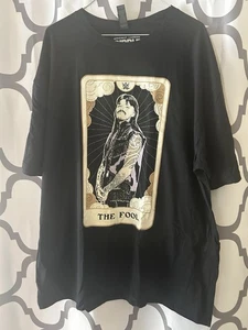 Officially Licensed RIPPLE JUNCTION Black Dominik Mysterio The Fool Tarot Card T - Picture 1 of 7