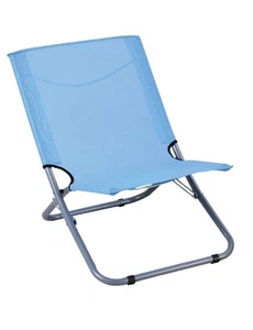 STRANDSTUHL STRAND MEER KLAPPBAR STAHL MIT HIMMLISCHER TUCH - Bild 1 von 2