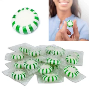 200ct Spearmint Mint Candy Bulk Hard Candies Individually Wrapped Treat Pinwheel - Picture 1 of 1