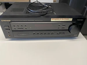 PIONEER VSX-407RDS RICEVITORE MULTICANALE AUDIO VIDEO RADIO CD DVD VINILE HOME ! - Picture 1 of 8