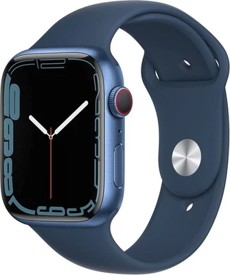 Apple Watch Series 7 - Aluminium - 45MM - Blue - LTE - A2478 - Image 1 of 4