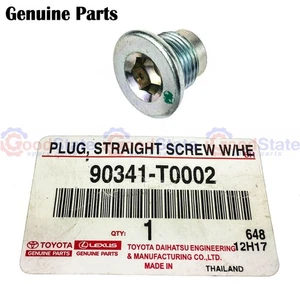 Genuine Toyota Hilux KUN125 GUN126 GUN125 GGN25 GGN125 Front Diff Filler Plug - Picture 1 of 6