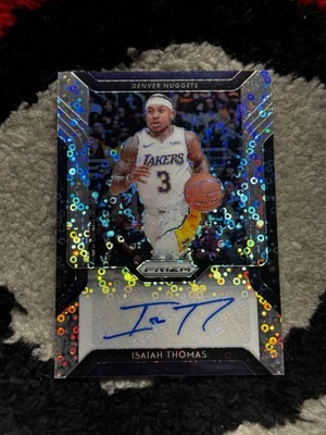 Autógrafo Panini Prizm Fast Break 2018-19 #45 Isaiah Thomas Auto Lakers/Nuggets Foto 1 de 2
