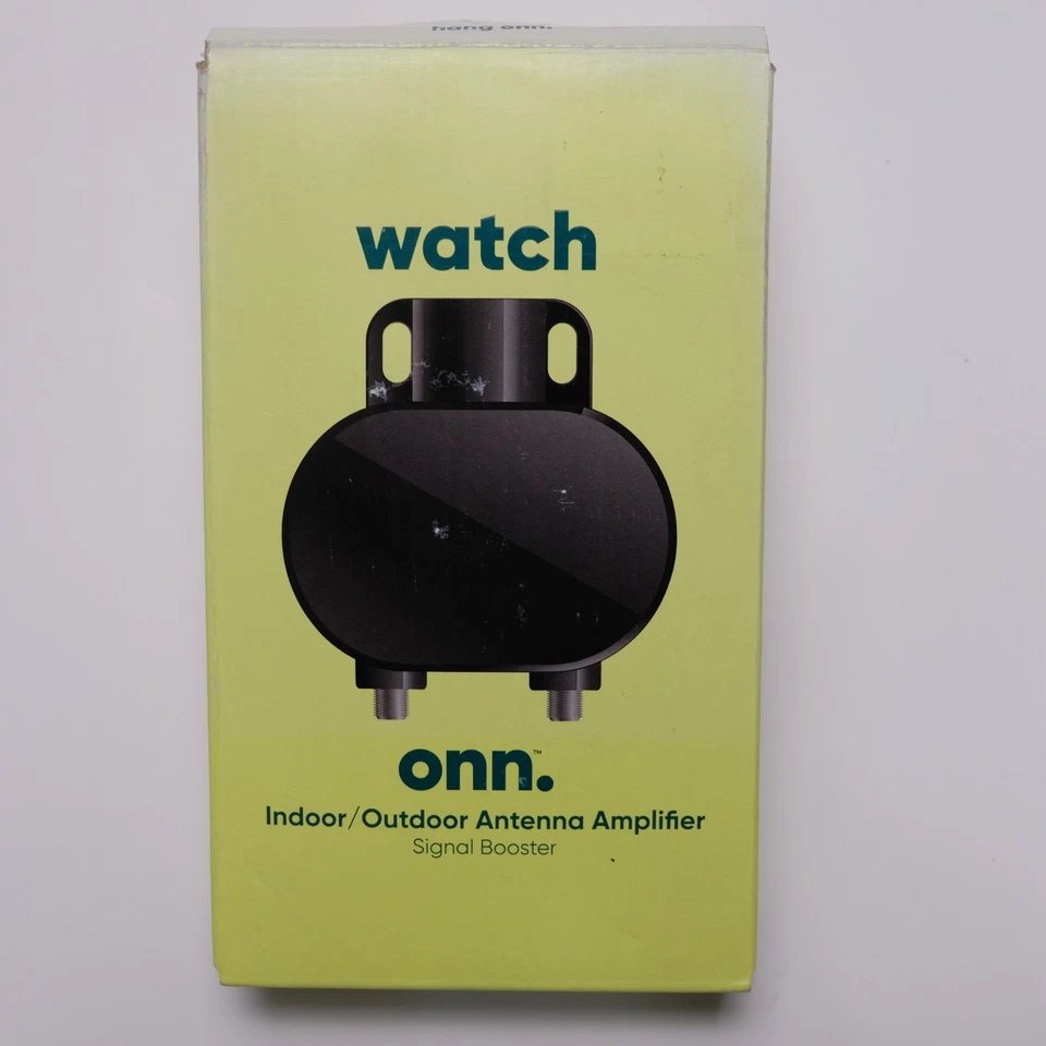 onn. Indoor/Outdoor Antenna Amplifier Signal Booster - Image 1 of 4