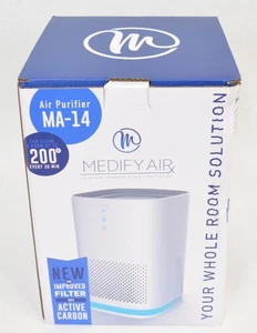 NEW Medify Air MA-14 Small Room H13 HEPA Air Purifier 200 Sq Ft. - Picture 1 of 8