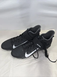 Size 17 - Nike Men’s Alpha Menace Pro 2 Mid Football Cleats Needs Laces - Picture 1 of 12