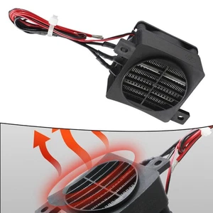 Élément chauffant portable 12V100W en aluminium élégant et efficace avec ventilateur - Photo 1/12