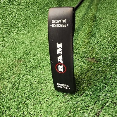 RAM Precision Balanced Heel-Toe Pro Gold Series Putter RH 33.5" - Image 1 of 4