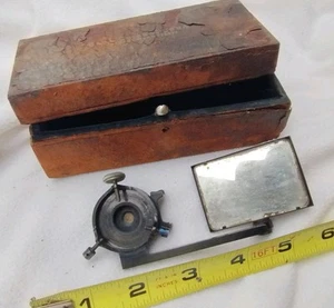 RARE lens Carl Zeiss Jena MICROSCOPE Instrument TOOL original Leather CASE 1800s - Picture 1 of 12