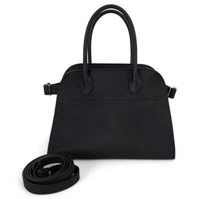 72399 Auténtico Bolso de Mano THE ROW Cuero Negro SOFT MARGAUX 10 Foto 1 de 4