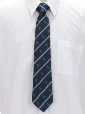 COLORATA / Corbata Colores Botánicos Violetas Rayas Azul Marino / De Japón Foto 1 de 4