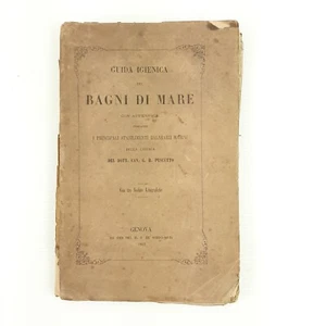 Guida igienica pei bagni di mare. Anno 1862 - Picture 1 of 7