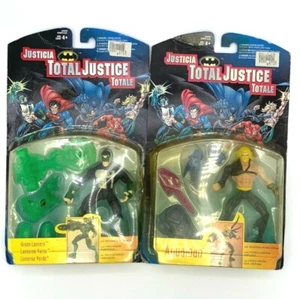 Vtg 1996 Kenner Total Justice Aquaman Green Lantern Action Figure Batman DC MOC - Picture 1 of 7