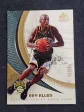 Ray Allen 2005 SP Game Used Basketball Gold Parallel  #89  7/25