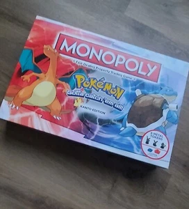 Pokemon Monopoly - Kanto Edition - Boxed and Complete - 2014 Rare PIKACHU - Picture 1 of 19