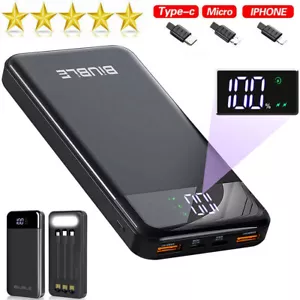 90000000mAh Power Bank USB-C Fast Charger Battery Pack Portable for Mobile Phone - Picture 1 of 24