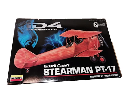 Russell Casse's Stearman PT-17 ID4 Independence Day Lindberg   No. 77314  1:48 - Immagine 1 di 4