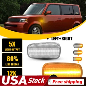 Dynamic LED Side Marker Lights amber For 2001-2006 Lexus SC430/Scion 81750-52010 - Picture 1 of 17