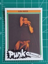 1977 Monty gum PUNK the new wave ROOKIE CARD rock LOU REED
