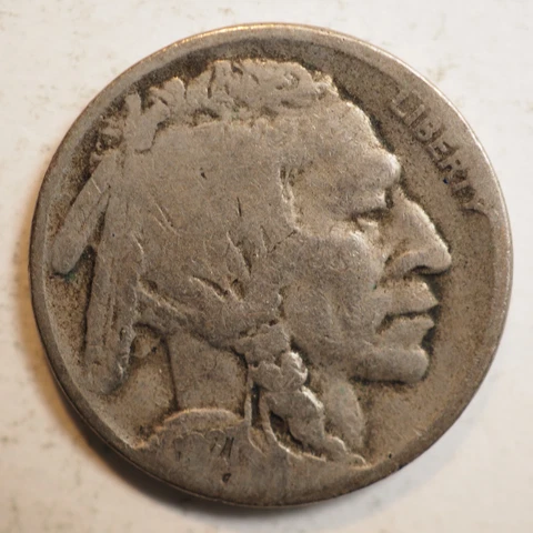1927 S BUFFALO NICKEL ***NICE COIN!*** - FREE SHIPPING! A3489 Cover