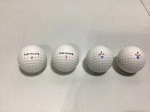 4 pelotas de golf Dunlop Maxfli BlueMax y Top-Flite Spalding de colección - Imagen 1 de 2