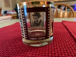 Vaso de bebida Roaring Twenties 3,5" Charlie Chaplin John Barrymore Clara Bow - Imagen 1 de 6