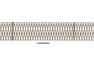 Archistories Z Scale 814171 Fences Ornate Wire Loop Fence 6mm $0 SHIP - Image 1 of 4