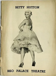 Betty Hutton at RKO Palace - Broadway Playbill - Nov 1953 - Dick Shawn - Picture 1 of 2