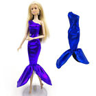 Royalblue Fashion Doll Clothes Outfits Dress For 11.5In. Doll Kids Dollhouse Toy