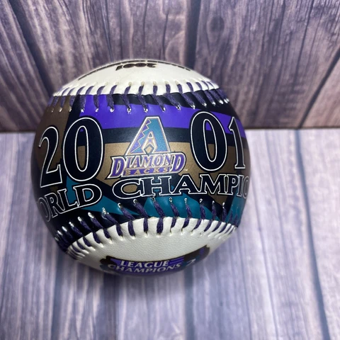 2001 Diamondbacks League World Champions Baseball Collectible Cover