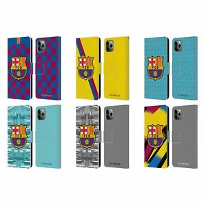 FC BARCELONA 2019/20 CREST KIT LEDEREN BOOK COVER VOOR APPLE iPHONE TELEFOONS