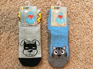 New MF Little Boys & Girls 1 Pair Of Socks Size 5-8 Yrs - Picture 1 of 3