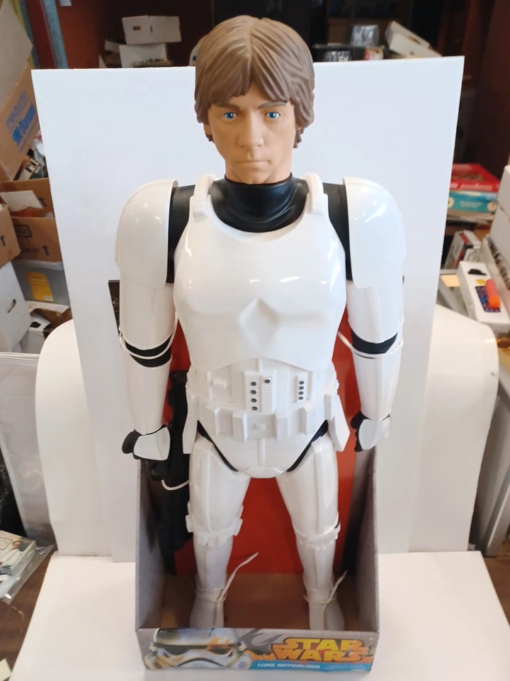 Giant Star Wars Big 31 Inch Luke Skywalker Stormtrooper Action Figure