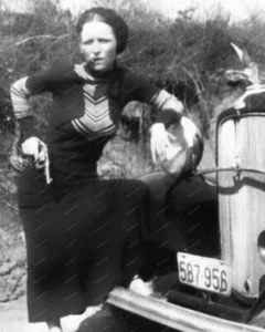 Bonnie And Clyde Search Team Vintage 8x10 Reprint Of Old Photo - Picture 1 of 1