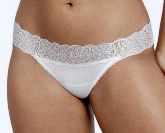 Maidenform 1 Pair SZ 2XL 9 Beige Luxurious Lace thong 68875