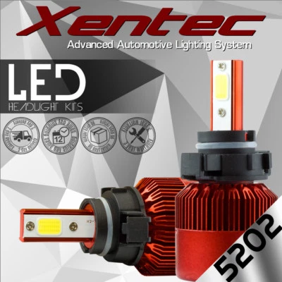 Kit de farol de neblina XENTEC LED 6000K 5202 12086 H16 2007-2016 Chevrolet Silverado 2500 - Imagem 1 de 4
