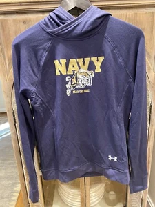 Naval Academy USNA Navy Hoodie Football Sweatshirt Midshipmen Women’s Small - Bild 1 von 4