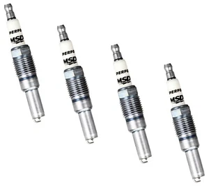 MSD Iridium 16mm Tapered Seat Spark Plug for 99-08 F-150 Mustang Pack of 4 37164 - Picture 1 of 4