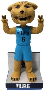 Will D. Cat Villanova Wildcats Light Blue Jersey Bobblehead NCAA College - Picture 1 of 1