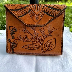 Bolso sin asas de cuero hecho a mano en Hawaii Ohia Lehua - Imagen 1 de 15