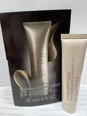 Laura Mercier Foundation Primer Pamphlet Sample  0.5oz/15ml NEW 100% AUTHENTIC - Image 1 of 4